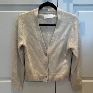 Wyeth Light Beige Cardigan Sweater